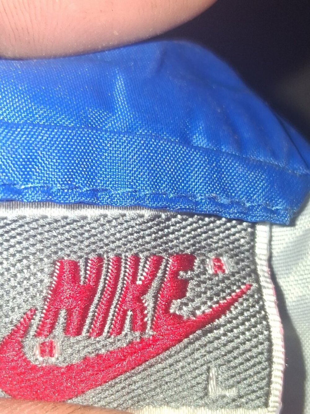Vintage 90s Nike Full Zip Windbreaker Colorblock Black Blue Red XL